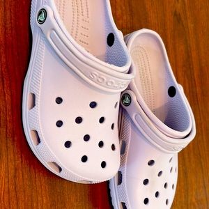 Crocs. Light purple